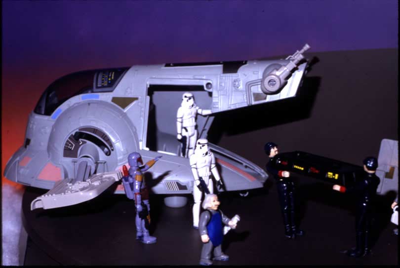 1981 Slave 1 in Bespin Diorama