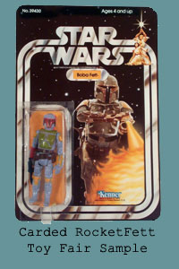 Carded RocketFett Toy Fair Sample