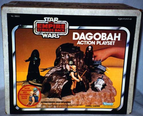 Star Wars Dagobah Crate Playset Kenner 